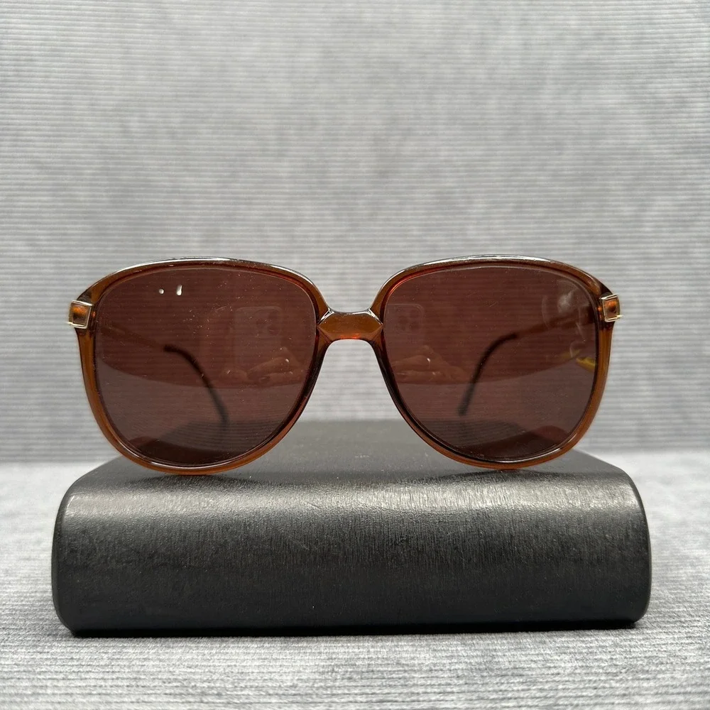 Christian Dior Monsieur Vintage Sunglasses 2337 Amber Tortoise Gold Austria 58mm